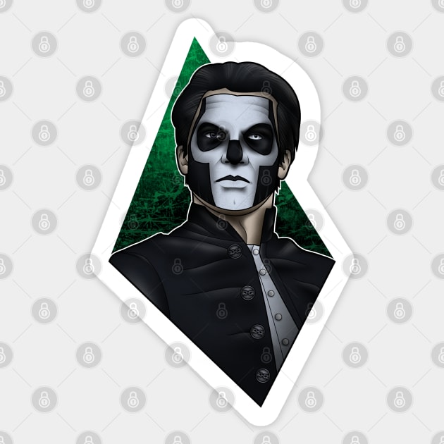 Ghost: Papa Emeritus III Sticker by Abznormal